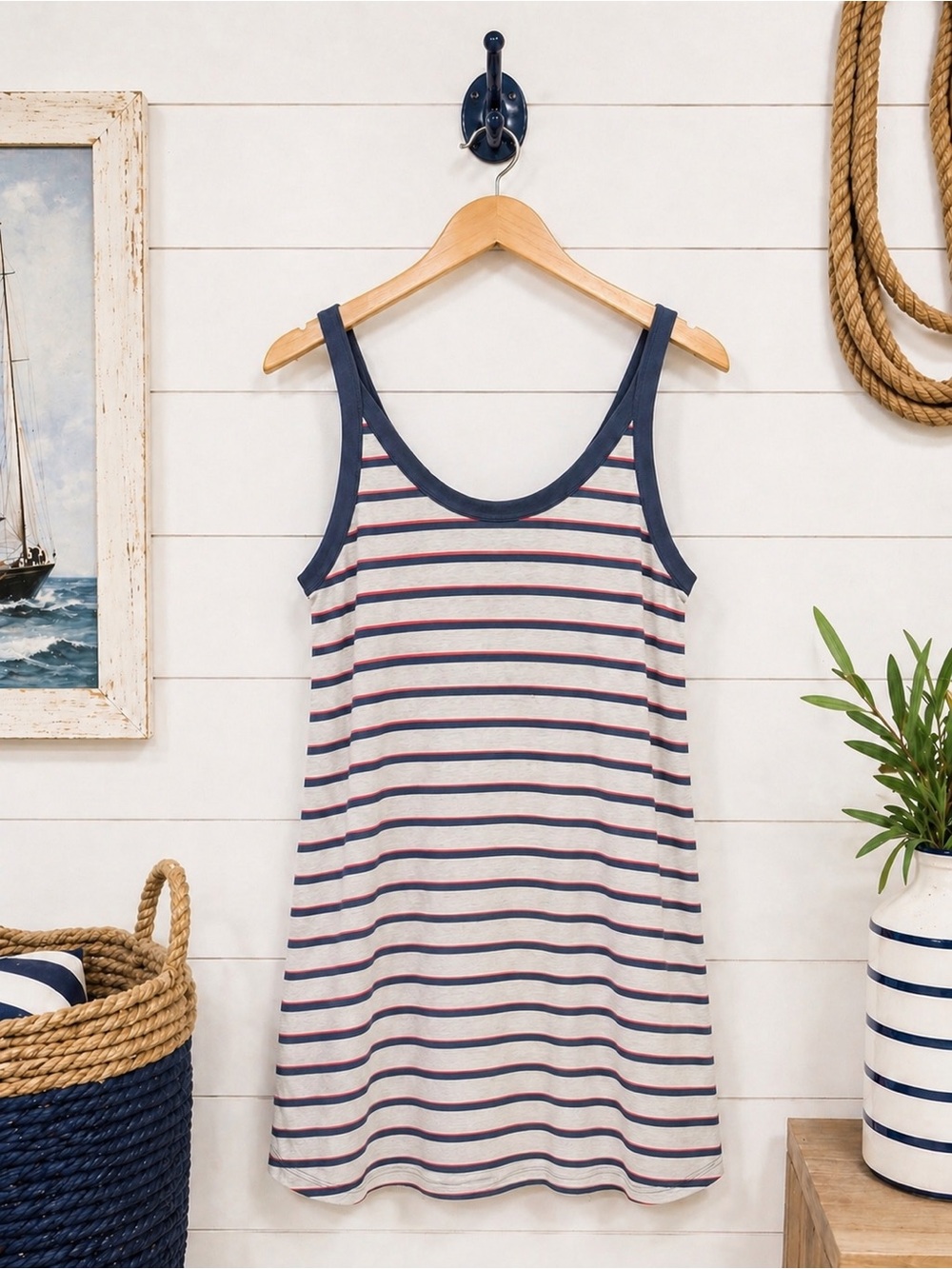 Universal Thread Striped Tank Dress - Picture 2 of 4